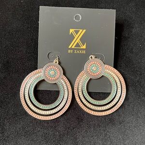 50% Off Zaxie Elegant Beaded Silver Earrings